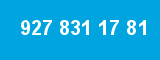 927 831 17 81